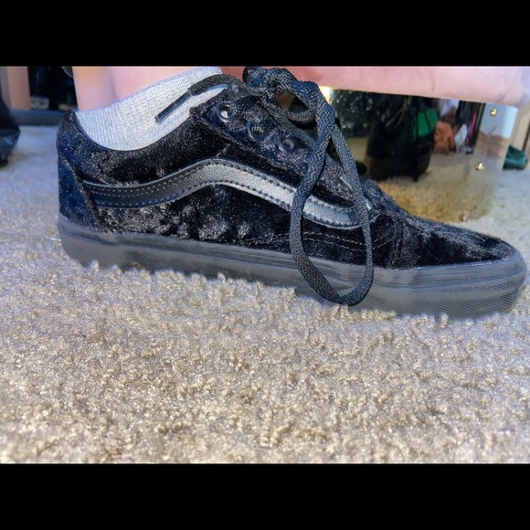 Black Vans Velvet - Picture 8 of 8